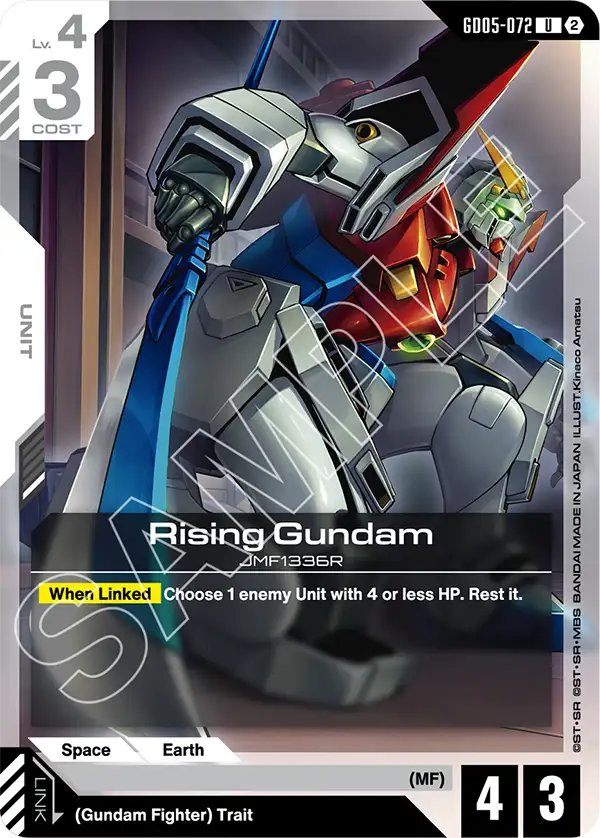 GD05-072, UC, Rising Gundam