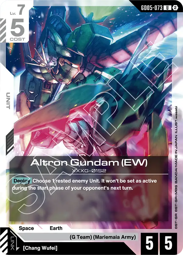 GD05-073, UC, Altron Gundam (EW)