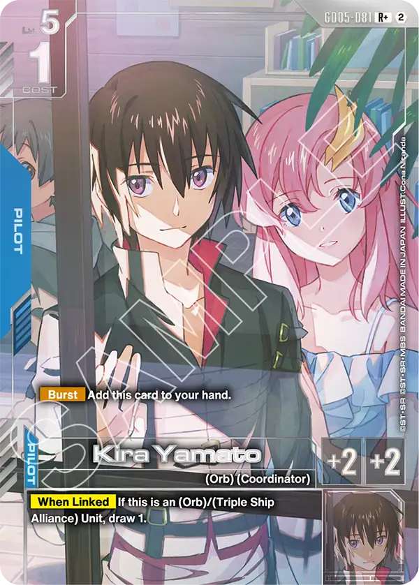 GD05-081, R, Kira Yamato (Alternate Art)