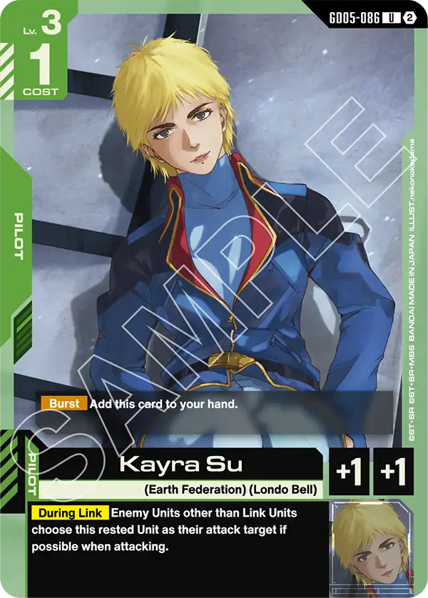 GD05-086, UC, Kayra Su