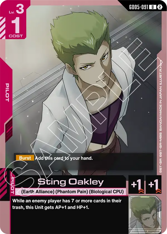 GD05-091, UC, Sting Oakley