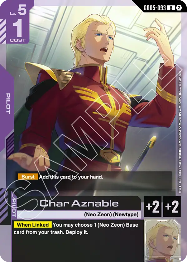 GD05-093, R, Char Aznable