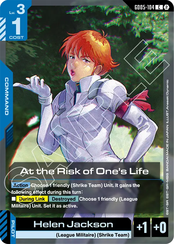 GD05-104, C, At the Risk of One's Life