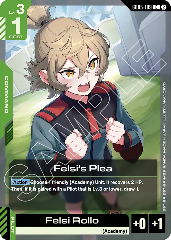 GD05-109, C, Felsi's Plea