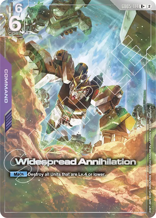 GD05-114, R, Widespread Annihilation (Alternate Art)