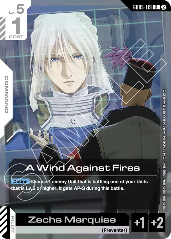 GD05-119, R, A Wind Against Fires