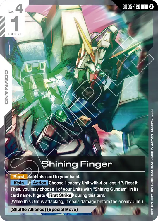 GD05-120, UC, Shining Finger