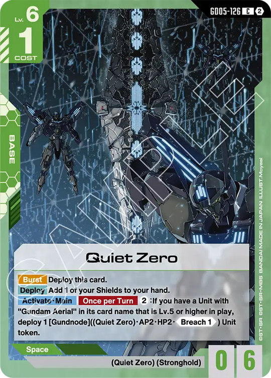 GD05-126, C, Quiet Zero