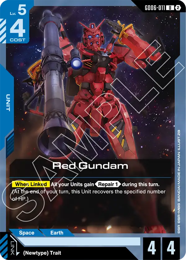 GD06-011, UC, Red Gundam