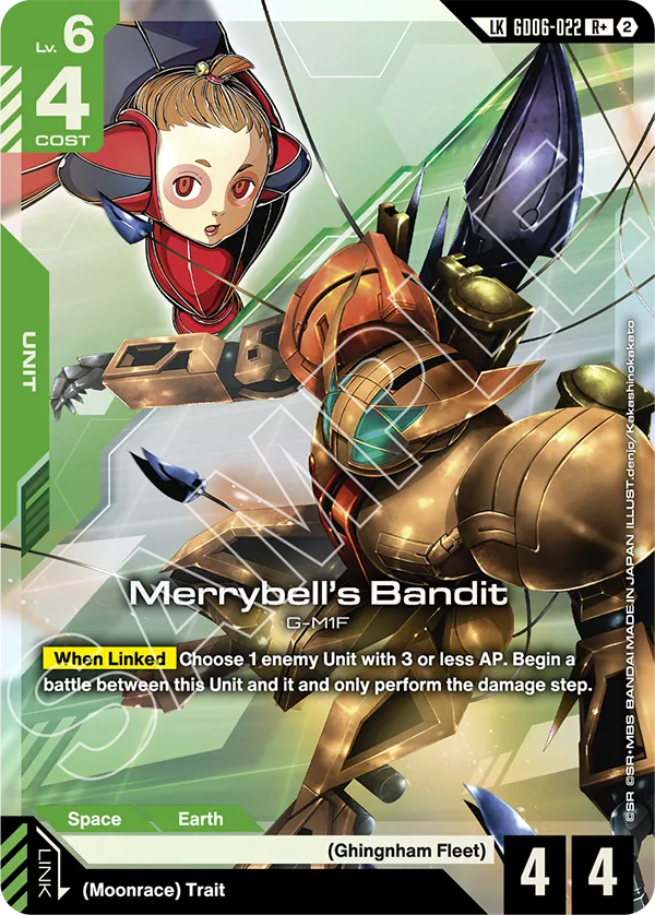 GD06-022, R, Merrybell's Bandit (Link Rare)