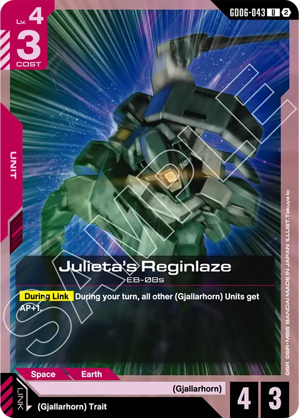 GD06-043, UC, Julieta's Reginlaze