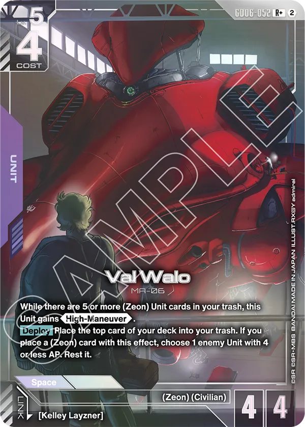 GD06-052, R, Val Walo (Alternate Art)