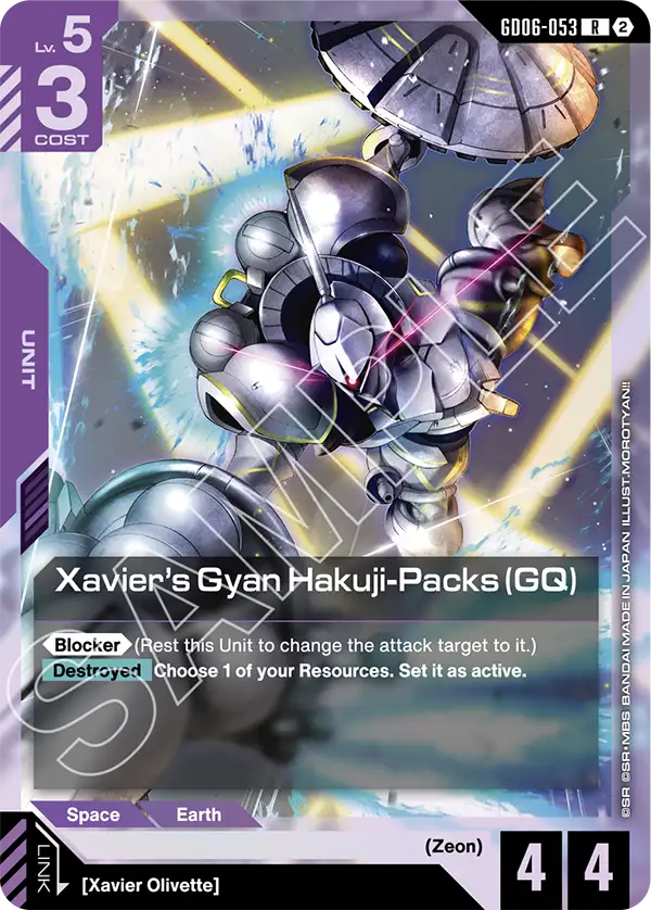 GD06-053, R, Xavier's Gyan Hakuji-Packs (GQ)