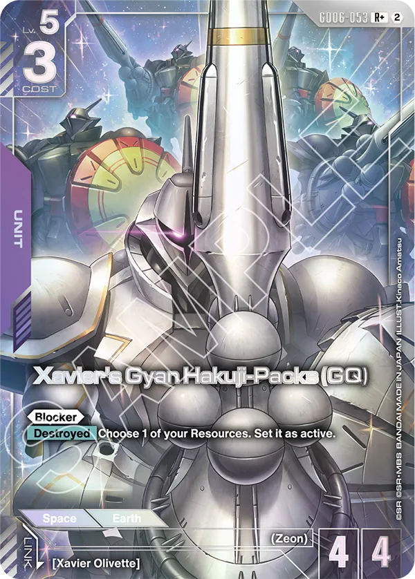 GD06-053, R, Xavier's Gyan Hakuji-Packs (GQ) (Alternate Art)