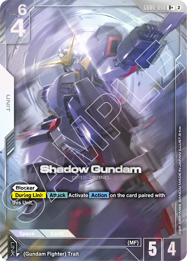 GD06-066, R, Shadow Gundam (Alternate Art)