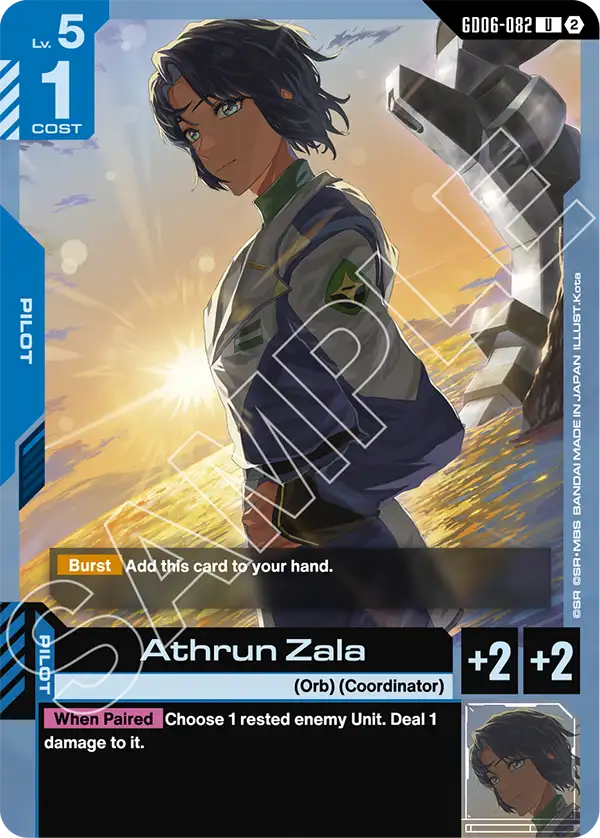 GD06-082, UC, Athrun Zala