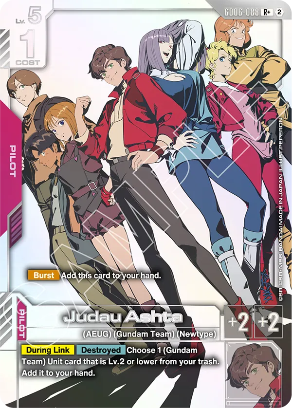 GD06-088, R, Judau Ashta (Alternate Art)