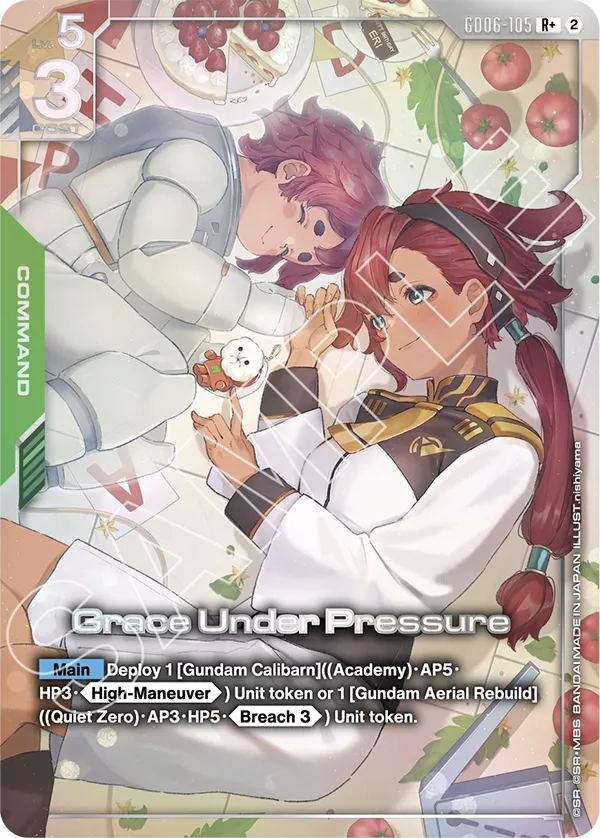 GD06-105, R, Grace Under Pressure (Alternate Art)