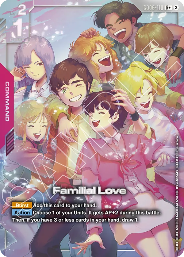 GD06-110, R, Familial Love (Alternate Art)