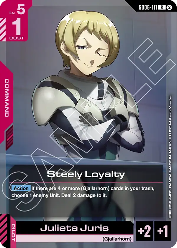 GD06-111, R, Steely Loyalty