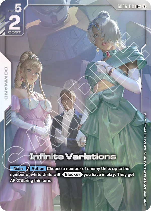 GD06-118, R, Infinite Variations (Alternate Art)