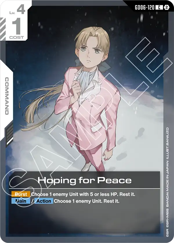 GD06-120, C, Hoping for Peace