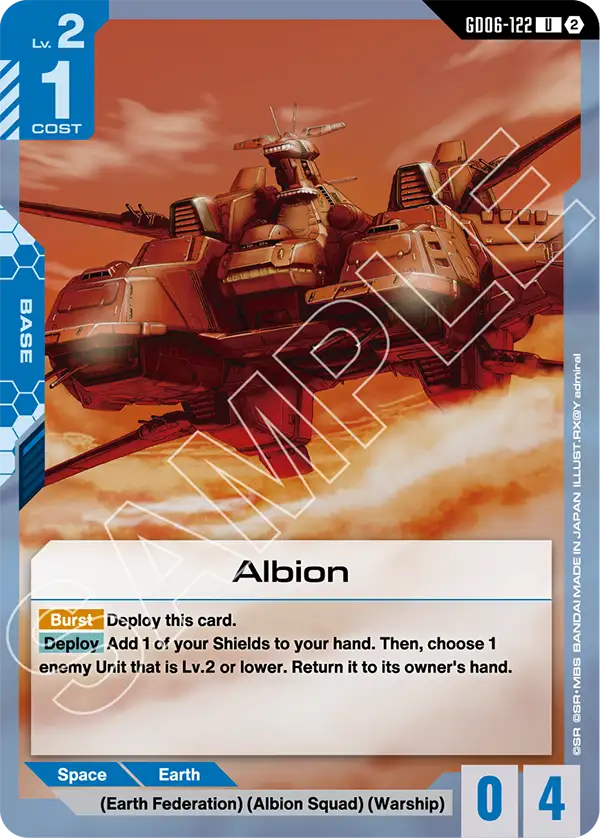GD06-122, UC, Albion
