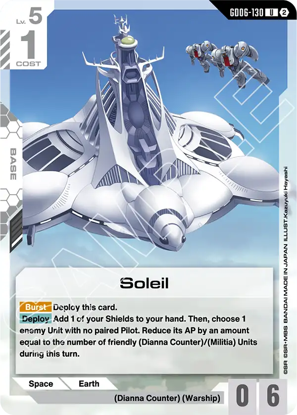 GD06-130, UC, Soleil