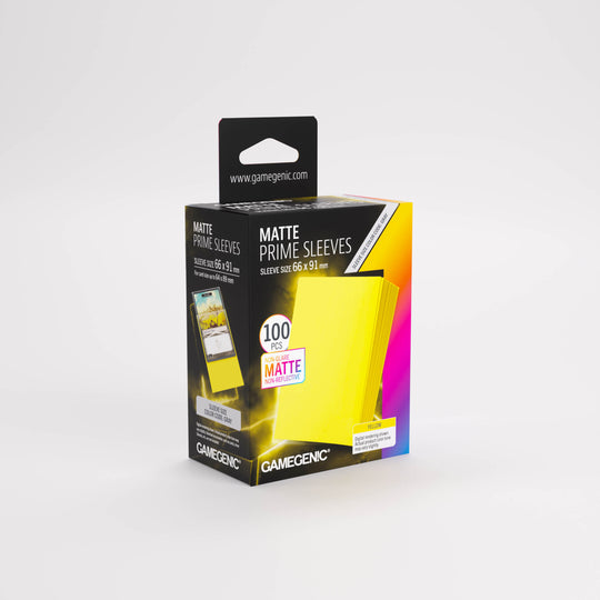 Gamegenic Matte Prime Sleeves - Yellow