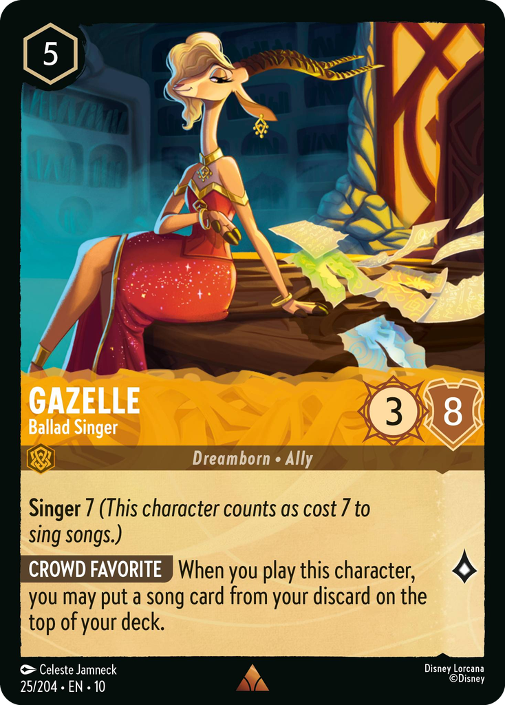 10WHI-025, R, Gazelle - Ballad Singer