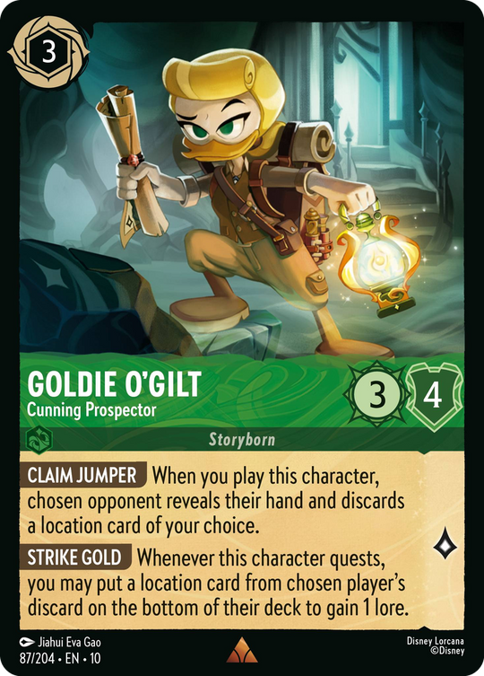 10WHI-087, R, Goldie O'Gilt - Cunning Prospector (Foil)