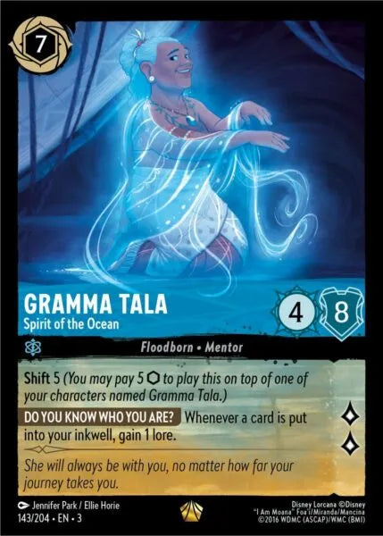 3INK-143, L, Gramma Tala - Spirit of the Ocean (Foil)