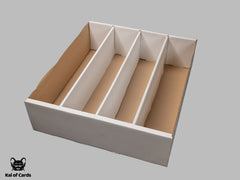 Cardboard Storage Boxes - Four Row Storage Box