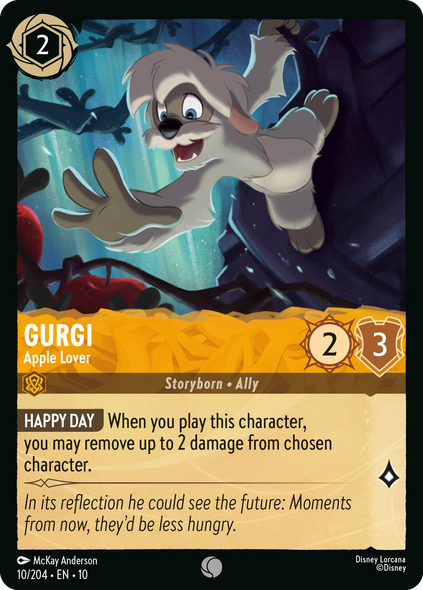 10WHI-010, C, Gurgi - Apple Lover (Foil)