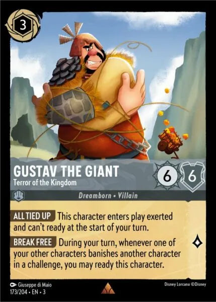 3INK-173, R, Gustav the Giant - Terror of the Kingdom