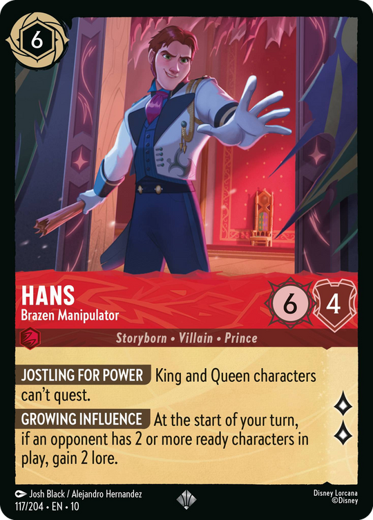 10WHI-117, SR, Hans - Brazen Manipulator (Foil)