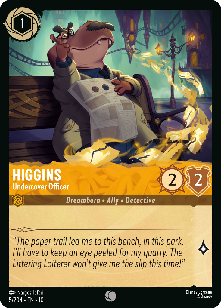 10WHI-005, C, Higgins - Undercover Officer (Foil)