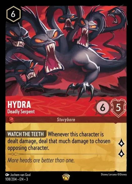 3INK-108, L, Hydra - Deadly Serpent (Foil)
