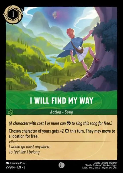 3INK-095, C, I Will Find My Way (Foil)