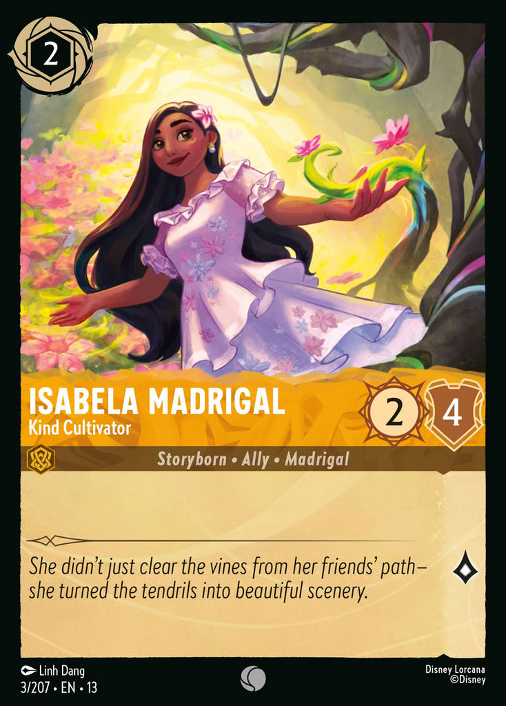 13ATK-003, C, Isabela Madrigal – Kind Cultivator (Foil)