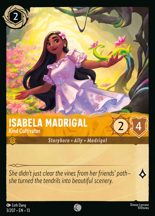 13ATK-003, C, Isabela Madrigal – Kind Cultivator (Foil)