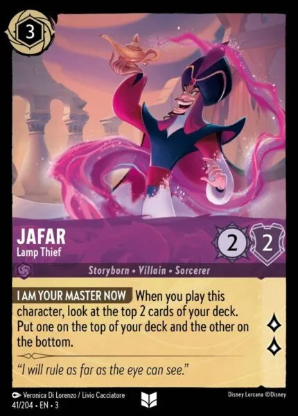 3INK-041, UC, Jafar - Lamp Thief (Foil)