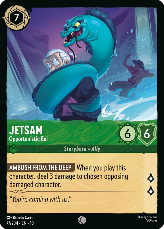 10WHI-077, C, Jetsam - Opportunistic Eel (Foil)
