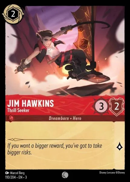 3INK-110, C, Jim Hawkins - Thrill Seeker (Foil)