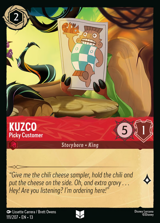 13ATK-111, UC, Kuzco - Picky Customer