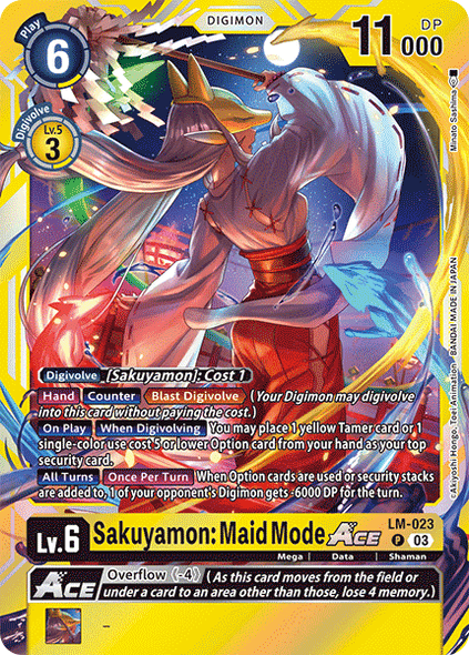 LM-023, P, Sakuyamon: Maid Mode ACE