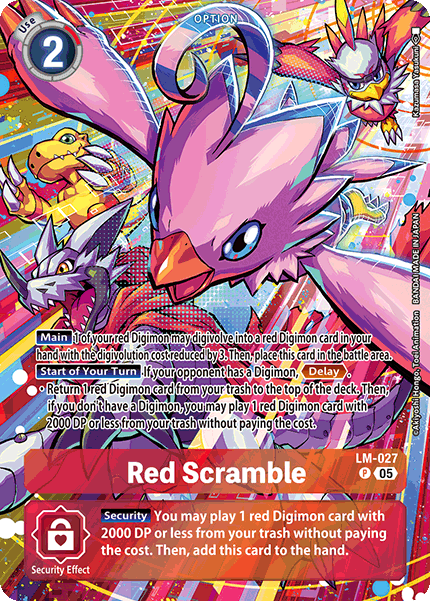 LM-027, P, Red Scramble (ST21 Version)