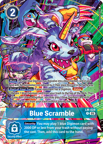 LM-028, P, Blue Scramble (ST21 Version)
