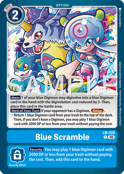 LM-028, P, Blue Scramble (AD1 Reprint)