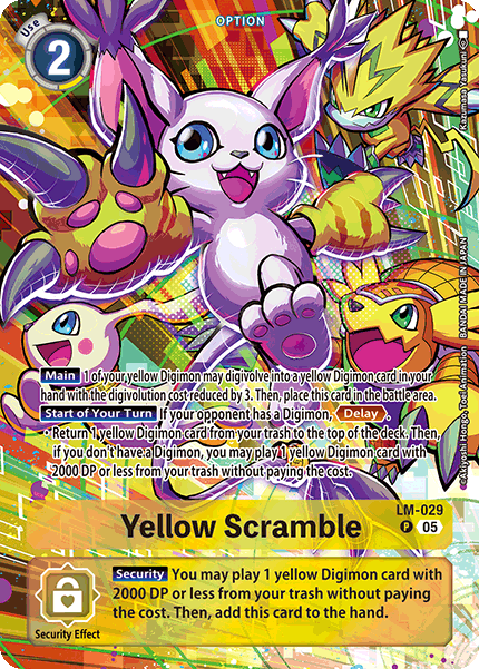 LM-029, P, Yellow Scramble (ST20 Version)